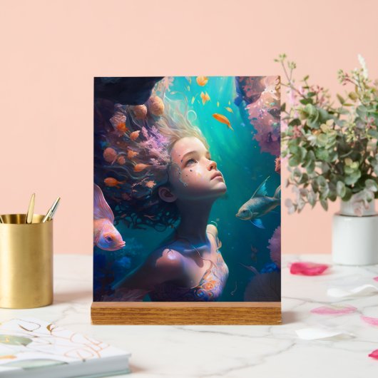 Flüstern unter den Wellen Acrylschild (Hochzeit)