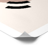 Flüstern von Blätter 3: Minimalistisch Boho Botani Poster (Ecke)