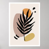 Flüstern von Blätter 3: Minimalistisch Boho Botani Poster (Vorne)