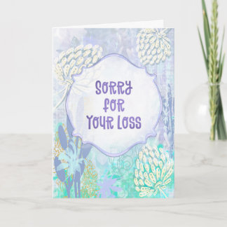 Flüstern von Blume - Sympathy-Card-Weiche Pastelle Karte