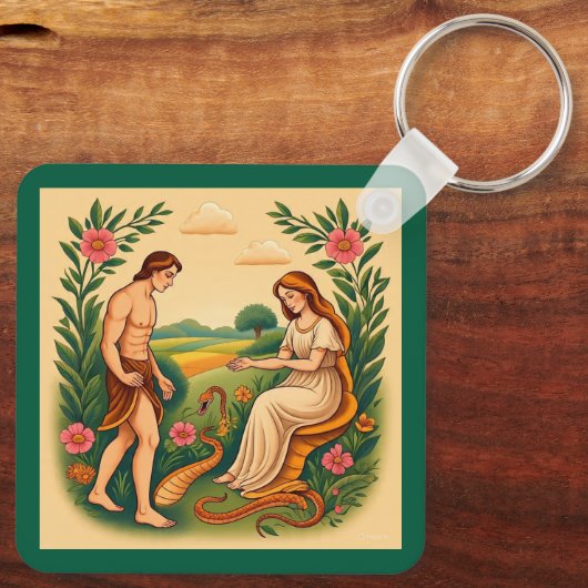 "Flüstern von Eden" Schlüsselanhänger (Rückseite)