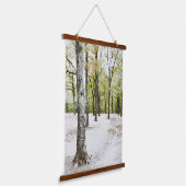 Flüstern von Eichenbäumen Natur Inspiriert Wandtep Wandteppich Mit Holzrahmen (Gewinkelt)