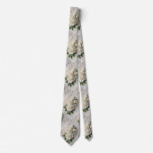 Flüstern von Elegance: Rose, Spitzen und zeitlose Krawatte (Vorderseite)