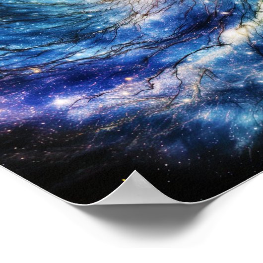 Flüstern von Galaxien Poster (Ecke)