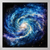 Flüstern von Galaxien Poster (Vorne)