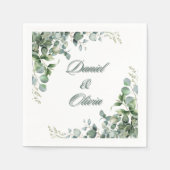 "Flüstern von Grün" Serviette (Vorderseite)