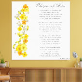 Flüstern von Hope Canvas Print Leinwanddruck (Insitu (Wohnzimmer))