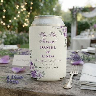 Flüstern von Lavendel: Eleganz in Blüte Dosenkühler