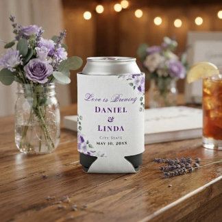 Flüstern von Lavendel: Eleganz in Blüte Dosenkühler