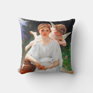 Flüstern von Liebe, Bouguereau Kissen