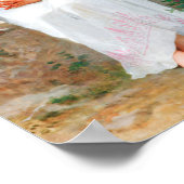 Flüstern von Liebe, Bouguereau Poster (Ecke)