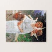Flüstern von Liebe, Bouguereau Puzzle (Horizontal)