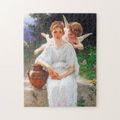 Flüstern von Liebe, Bouguereau Puzzle (Vertikal)