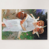 Flüstern von Liebe, Bouguereau Puzzle (Horizontal)