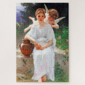 Flüstern von Liebe, Bouguereau Puzzle (Vertikal)