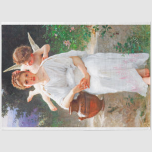 Flüstern von Liebe, Bouguereau Seidenpapier