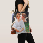 Flüstern von Liebe, Bouguereau Tasche (Von Nahem)