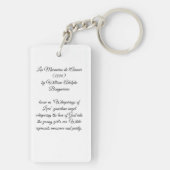 Flüstern von Liebe durch Bouguereau Schlüsselanhänger (Rückseite)