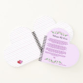 Flüstern von Liebe Notizblock (Innenseite)