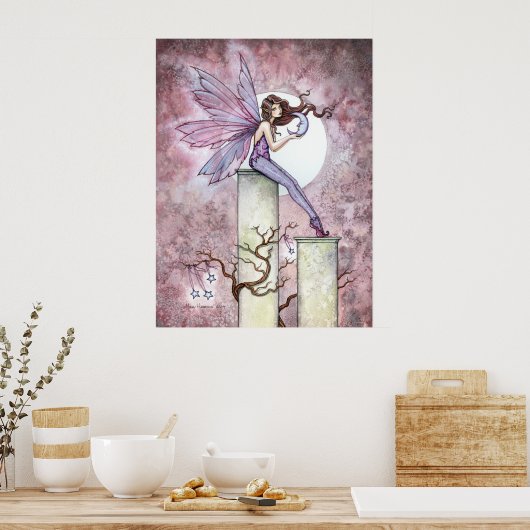 Flüstern von Moon Fairy Poster (Küche)