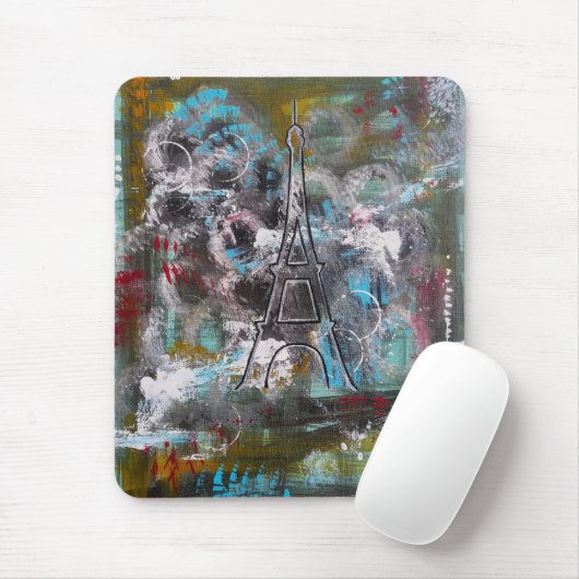 Flüstern von Paris Gemälde von Alfred Fox Mousepad (Mit Mouse)