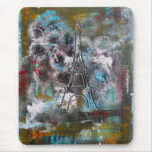 Flüstern von Paris Gemälde von Alfred Fox Mousepad (Vorne)
