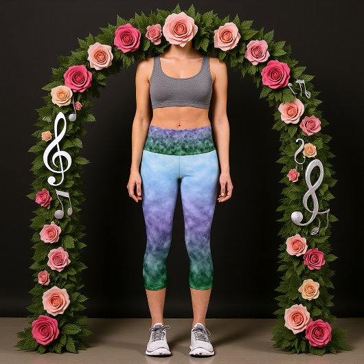 Flüstern von Pastel Vale Capri Leggings