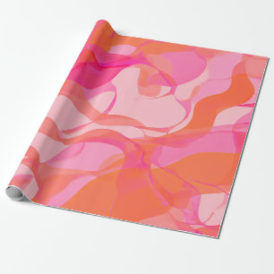 Flüstern von Pasten: Weichzeichnen abstrakter Desi Geschenkpapier