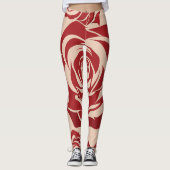 Flüstern von Rose Leggings (Vorderseite)