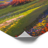 Flüstern von ruhigen Gras Poster (Ecke)