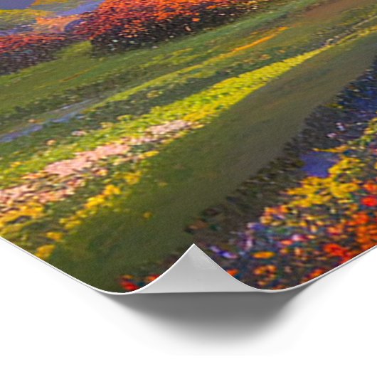 Flüstern von ruhigen Gras Poster (Ecke)