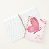 Flüstern von Schmetterlingen Notizblock (Innenseite)