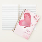 Flüstern von Schmetterlingen Notizblock (Innen)