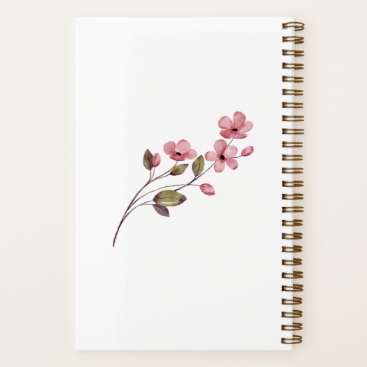 Flüstern von Schmetterlingen Notizblock (Rückseite)