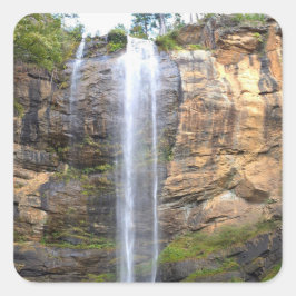 Flüstern von Toccoa Falls Quadratischer Aufkleber