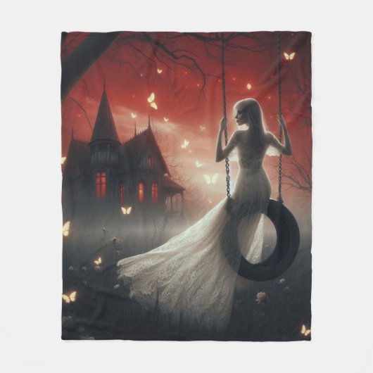Flüstern von Twilight Fleecedecke (Vorderseite)