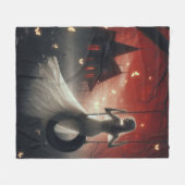Flüstern von Twilight Fleecedecke (Vorderseite (Horizontal))