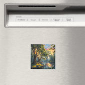 Flüstern von Wäldern bei Morgengrauen Magnet (In Situ (Geschirrspüler))