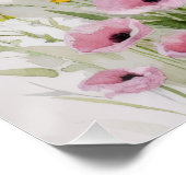 Flüstern von Wildblumen Poster (Ecke)