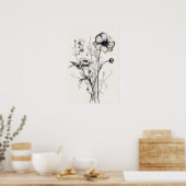 Flüstern von Wildblumen Poster (Küche)