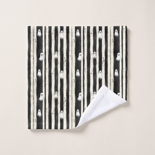 Flüstern zwischen den Streifen: Ein geistvoller Re Badhandtuch Set (Waschlappen)