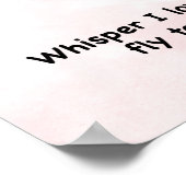 Flüsternblume Poster (Ecke)