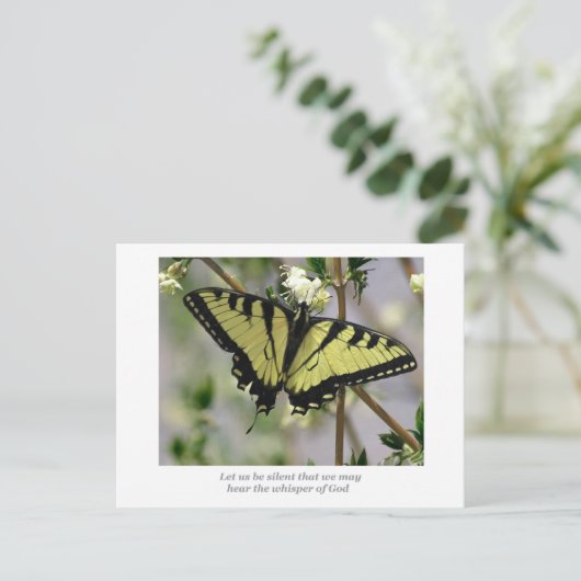 Flüsternblume Postkarte (Stehend Vorderseite)