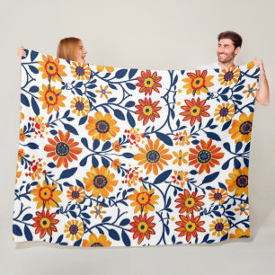 Flüsternblüten 60x80 Fleece Blanket