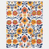 Flüsternblüten 60x80 Fleece Blanket (Vorderseite)