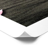 Flüsternblüten: Eine serene KirschblütenIllus Poster (Ecke)