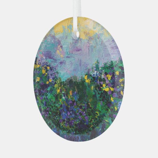 Flüsternblüter Ornament Aus Glas (Vorderseite links)