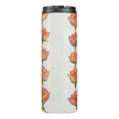 Flüsternde Blüten Thermosbecher (Rückseite)