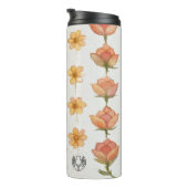Flüsternde Blüten Thermosbecher (Nach rechts gedreht)