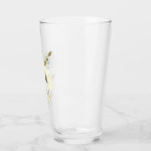 Flüsternde Blütenblätter: Sanfte Blaue und Cremige Glas (Links)